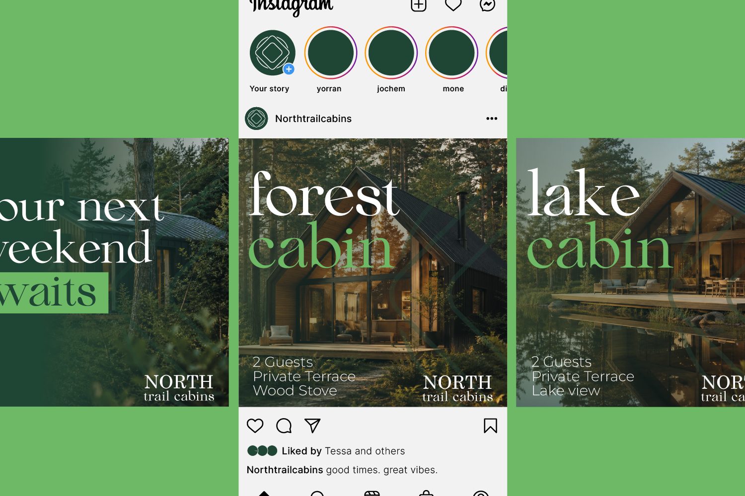 Instagram Post North Trail Cabins